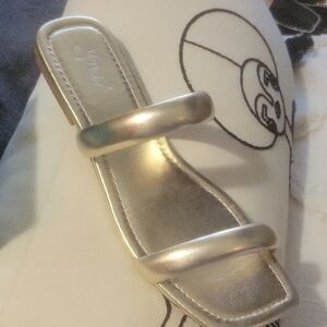 Matisse Metallic Gold Sandals